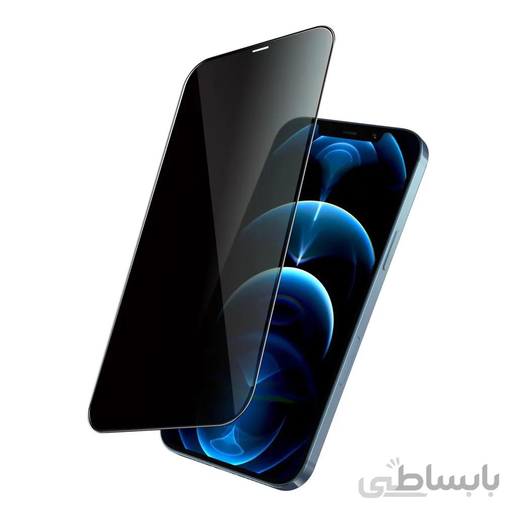 گلس محافظ صفحه 12 پرومکس گرین مدل 9H Steve Privacy Full