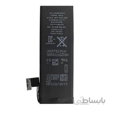 باتری موبایل با ظرفیت 1440mAh مناسب برای گوشی های موبایل آیفون 5
