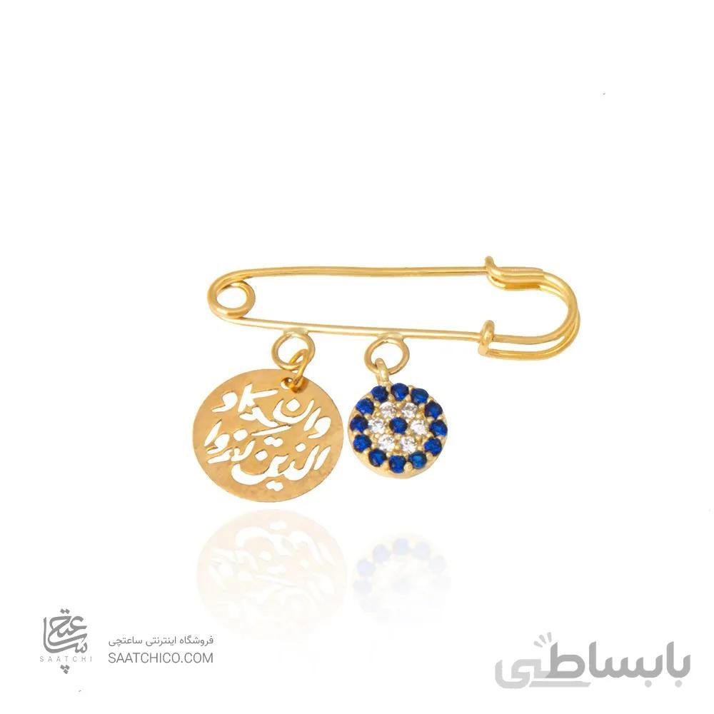 سنجاق سینه طلا کودک طرح وان یکاد کد KO101