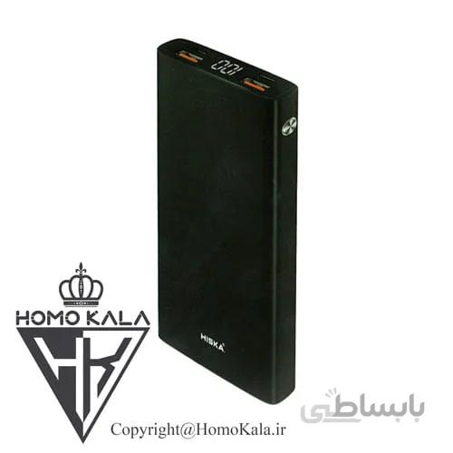 پاوربانک هیسکا مدل QI 120C ظرفیت 12000 میلی آمپر