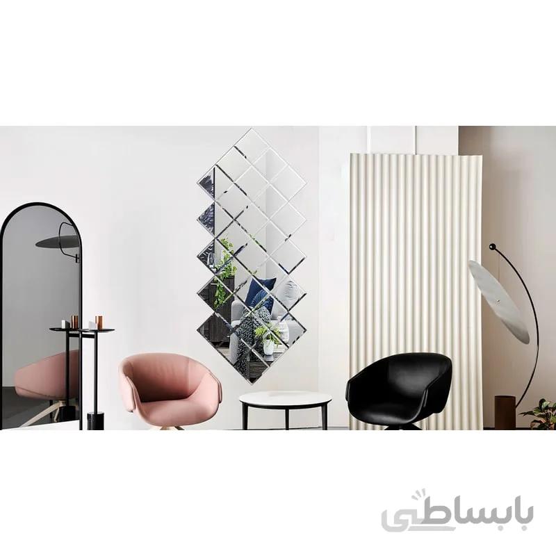 آینه دکوراتیو تجسم مدل TABAN09