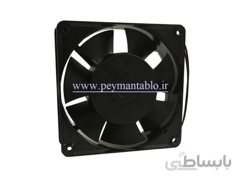 فن تابلویی 220 ولت AC به ابعاد (12*12) (عرض 3.8) Comnowlaeth