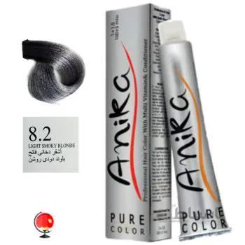 رنگ مو آنیکا (anika) شماره 8.2 بلوند دودی روشن