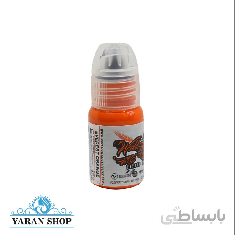 رنگ تاتو ورد فیمس اورست اورنج 15 میل World Famous Everest Orange