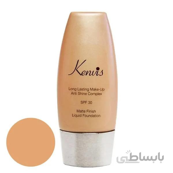 کرم پودر تیوپی Spf30 کنویس حجم 30 میل شماره 105 ا Kenvis Liquid Foundation SPF ٣0