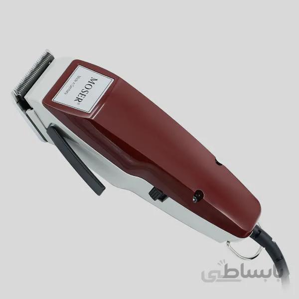 ماشين اصلاح سر موزر زرشکی مدل 1400 ( 5دنده ) ا Moser trimmer professional corded hair clipper - 5 click