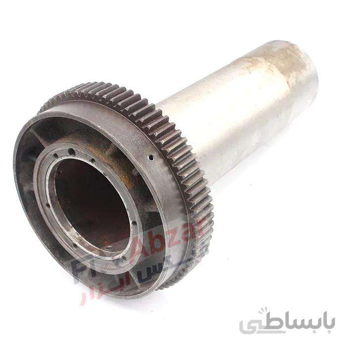 دنده فلایویل حدیده برقی 4 اینچ کله ببری ا Flywheel gear for tiger head threading machine 4 inch