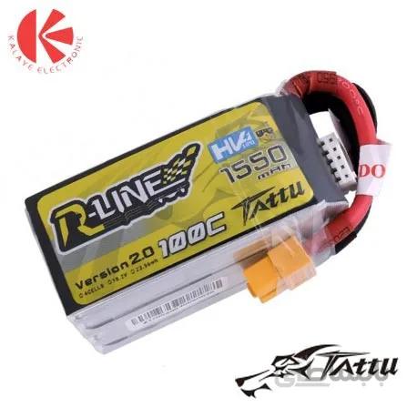 باتری لیتیوم پلیمر 100C-4S1P-15.2V-1550mah