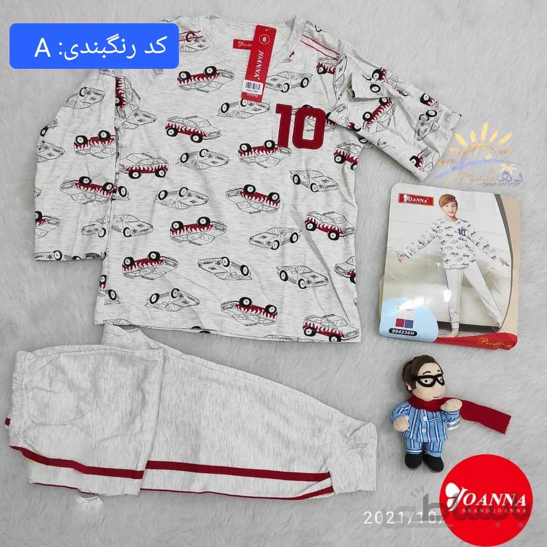ست راحتی بلوز شلوار استین بلند پسرانه بچگانه وارداتی جوانا Joanna کد 201