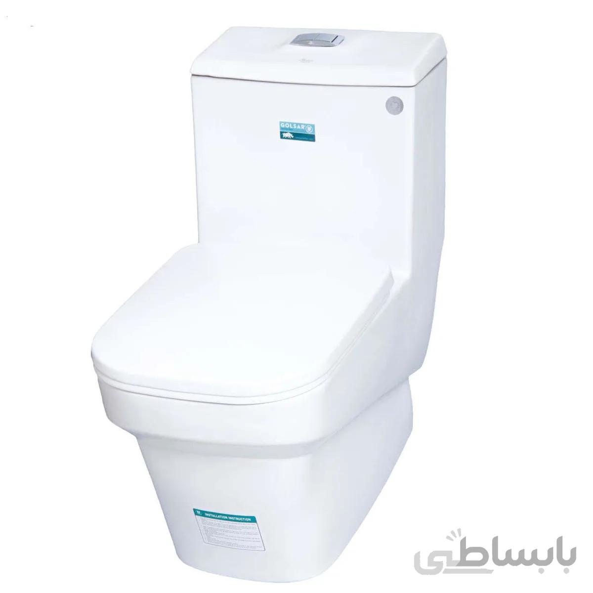 توالت فرنگی گلسار فارس مدل یونیک UNIQUE