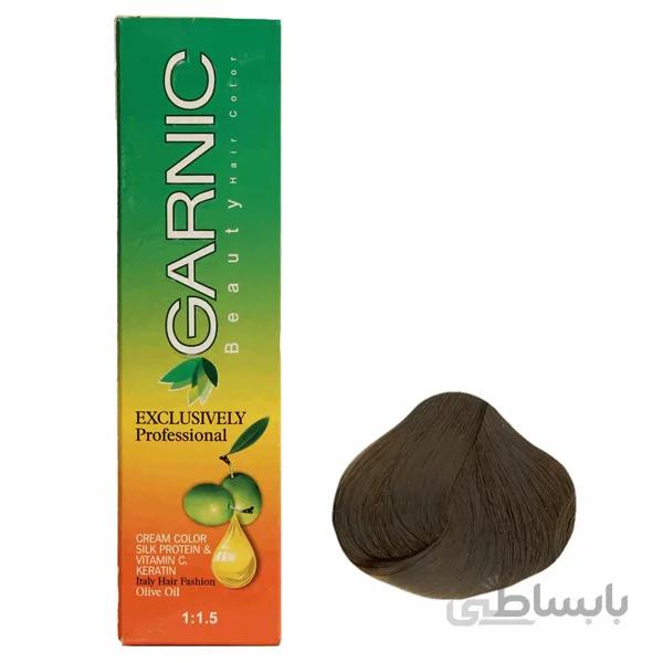 کیت رنگ موی سری خاکستری - قهوه ای خاکستری روشن شماره 5.1 گارنیک GARNIC