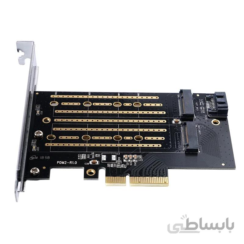 کارت PCI-E افزایش M.2 NVME مدل ORICO PDM2