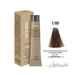 رنگ مو ویتاال vitael شماره 7.00 بلوند متوسط قوی