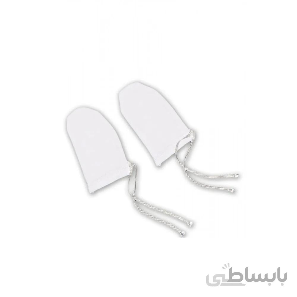 دستکش دولو davalloo طرح سفید ساده