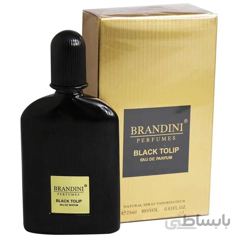 عطر مردانه جیبی Black Tolip برندینی 25 میلی لیتری ا -