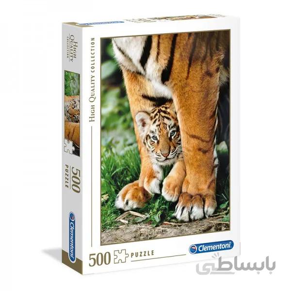 پازل کلمنتونی 500 قطعه توله ببر بنگال 35046