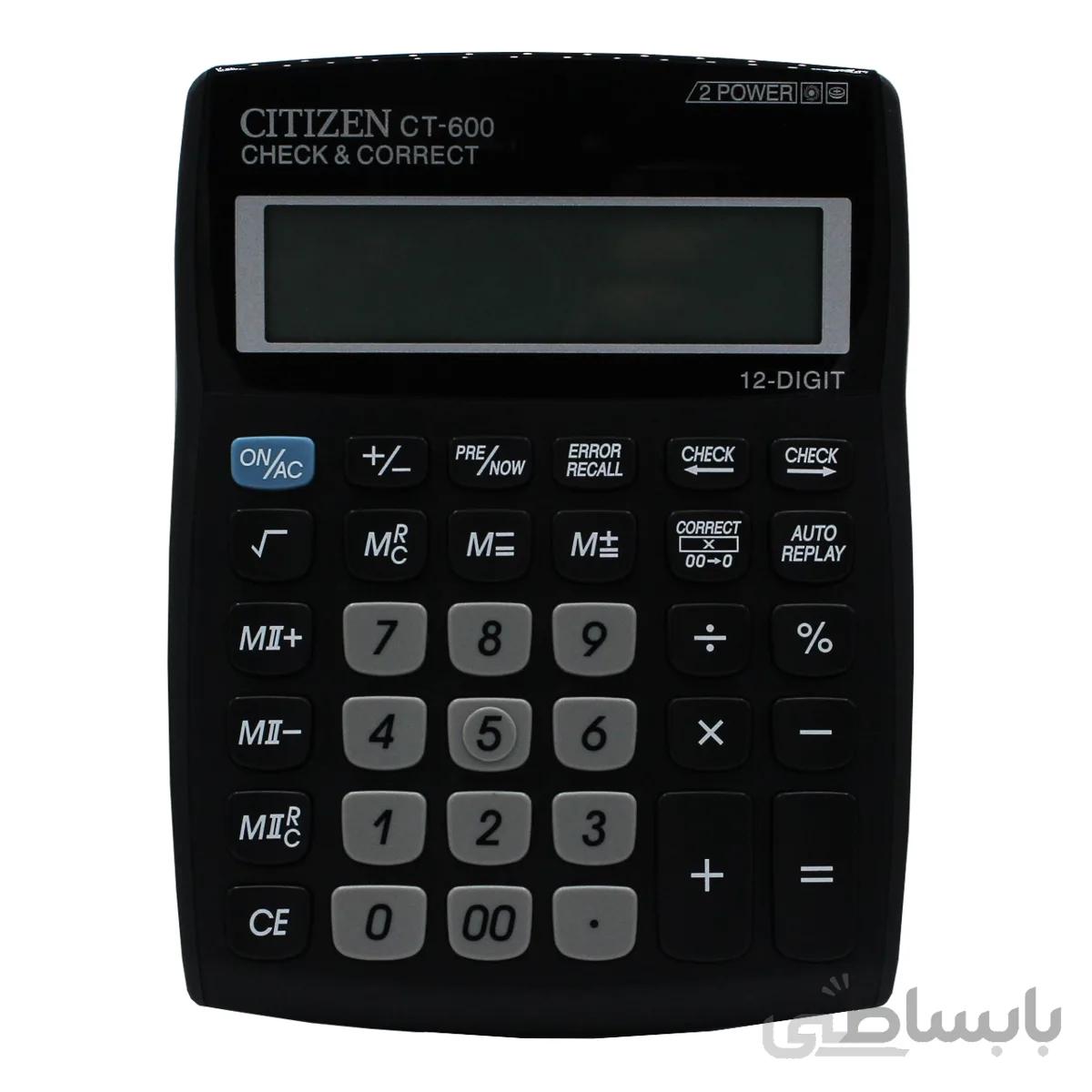 ماشین حساب سیتیزن مدل CT-600J