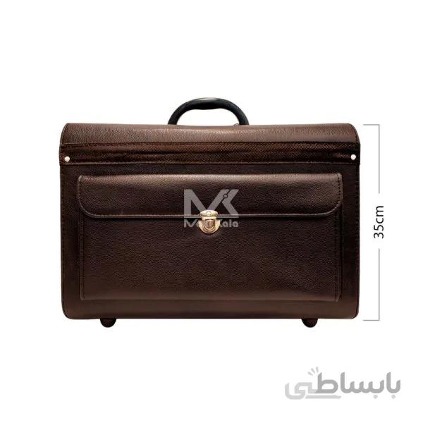 کیف دامپزشکی بزرگ قهوه ای