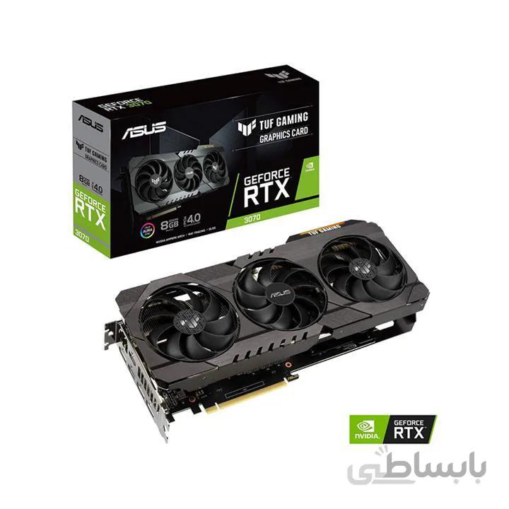 کارت گرافیک 8GB ایسوس مدل TUF گیمینگ جی فورس RTX 3070 OC ادیشن ا Asus TUF Gaming GeForce RTX 3070 OC Edition 8GB Graphics Card