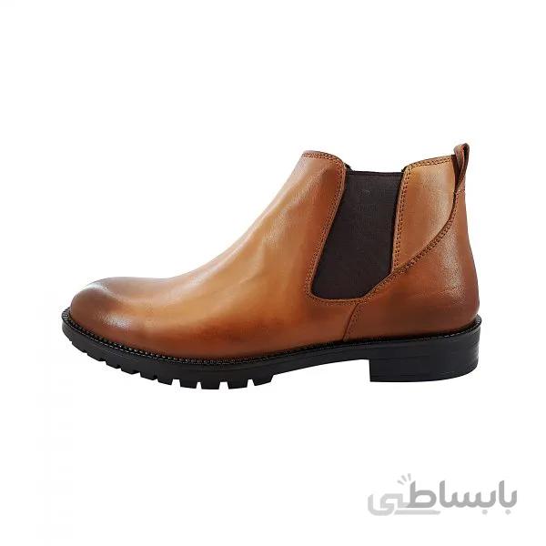 نیم بوت مردانه مدل پی یر عسلی