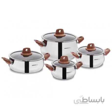 سرویس پخت و پز 8 پارچه کرکماز مدل ابانا کد 1953