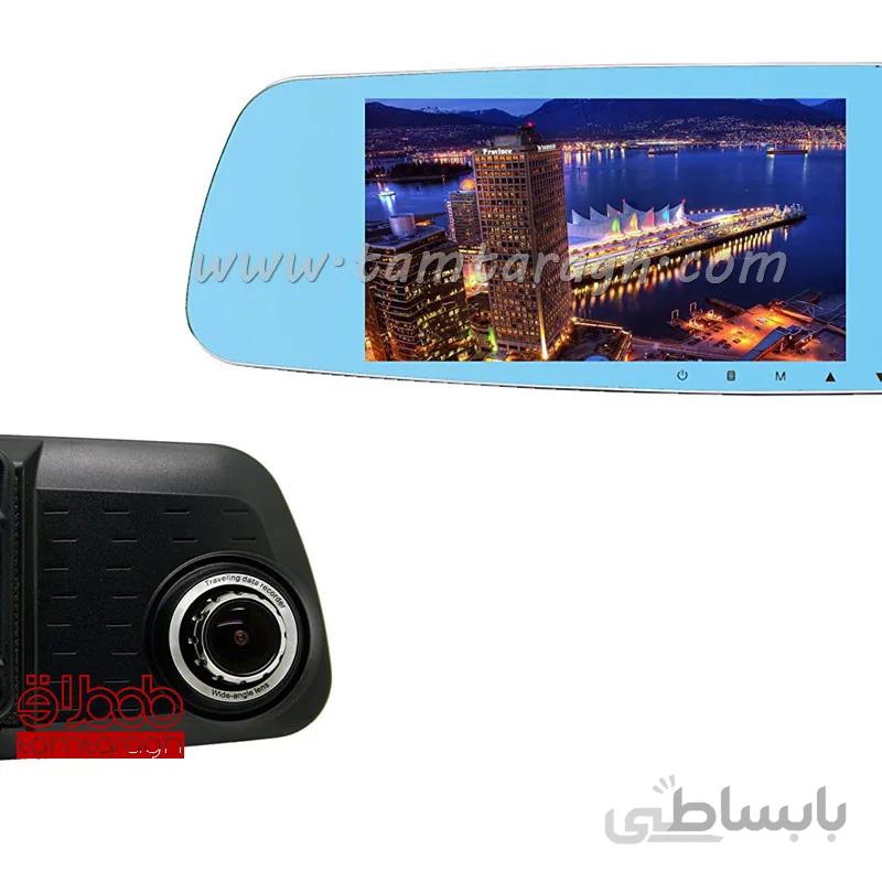 آینه ال سی دی DVR با نمایشگر 4/3 اینچ و کیفیت 720p