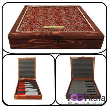 سرویس 6 پارچه نفیس چاقوی آشپزخانه الماس زنجان 127