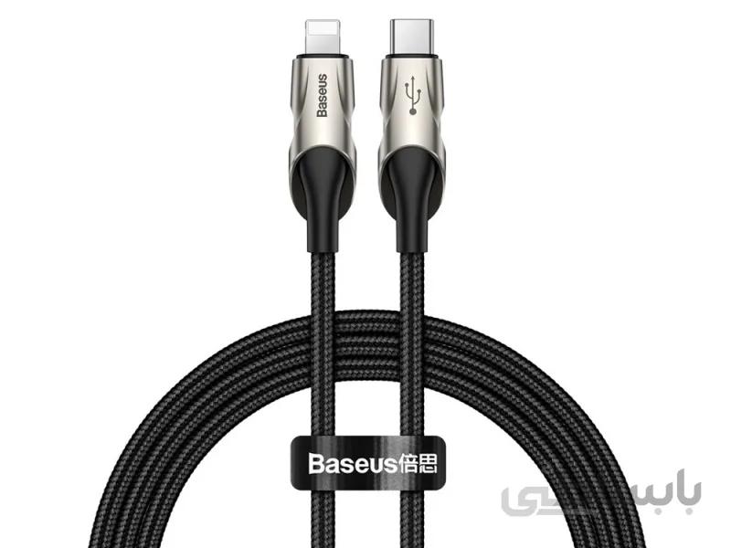کابل شارژ سریع تایپ سی به لایتنینگ بیسوس Baseus Fish Eye Type-C to Lightning Cable 1M