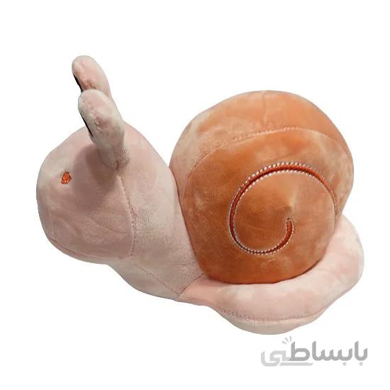 عروسک پولیشی مدل حلزون صورتی ارتفاع 16 سانتی متر Snail Plush_اسباب بازی