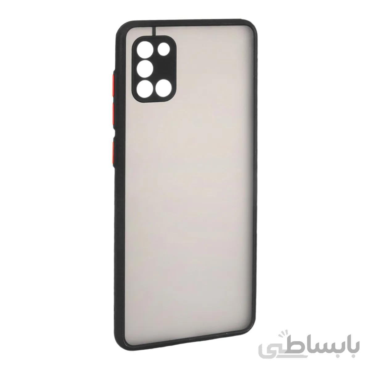 قاب پشت مات محافظ لنزدارSamsung A31 مشکی