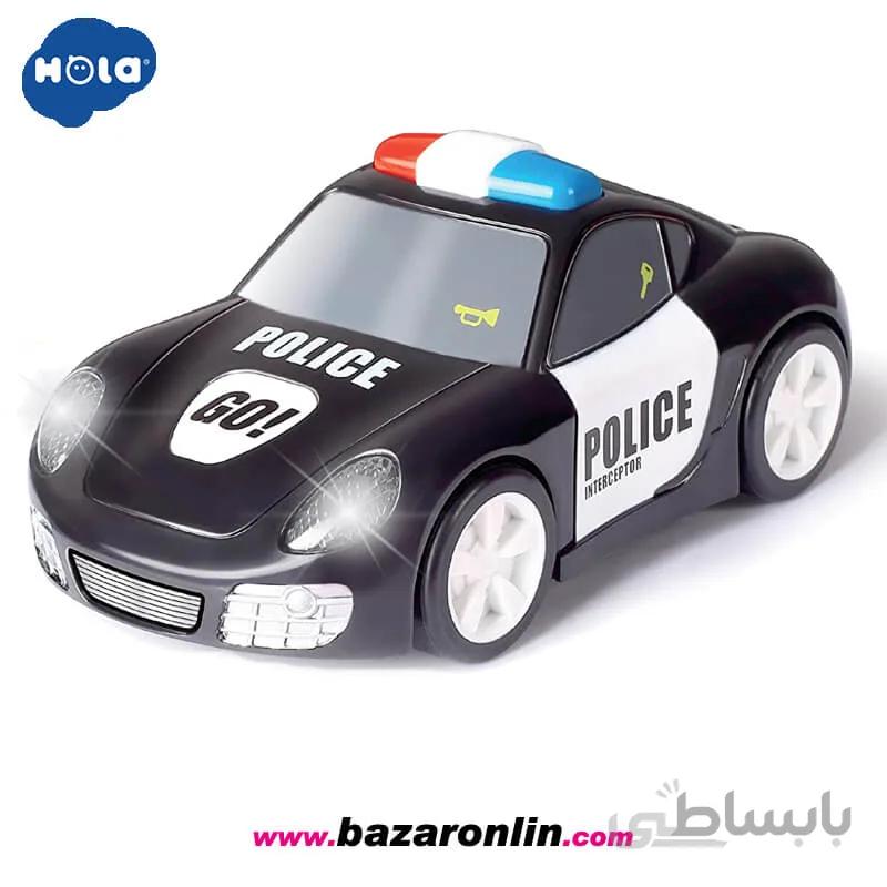 ماشین پلیس لمسی هولا تویز مدل 6106A