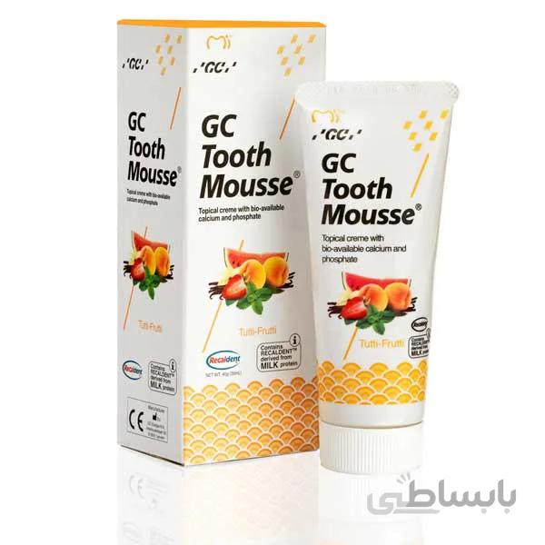 ماسک ضد پوسیدگی دندان با طعم چند میوه GC TOOTH MOUSSE