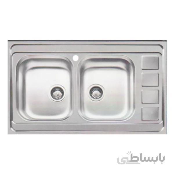 سینک ظرفشویی اخوان مدل 372S روکار باکسی