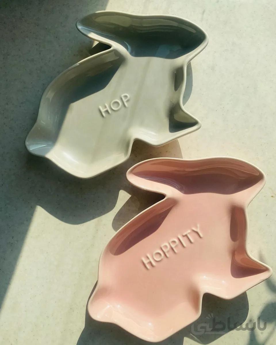 بشقاب خرگوش سرامیکی Hop