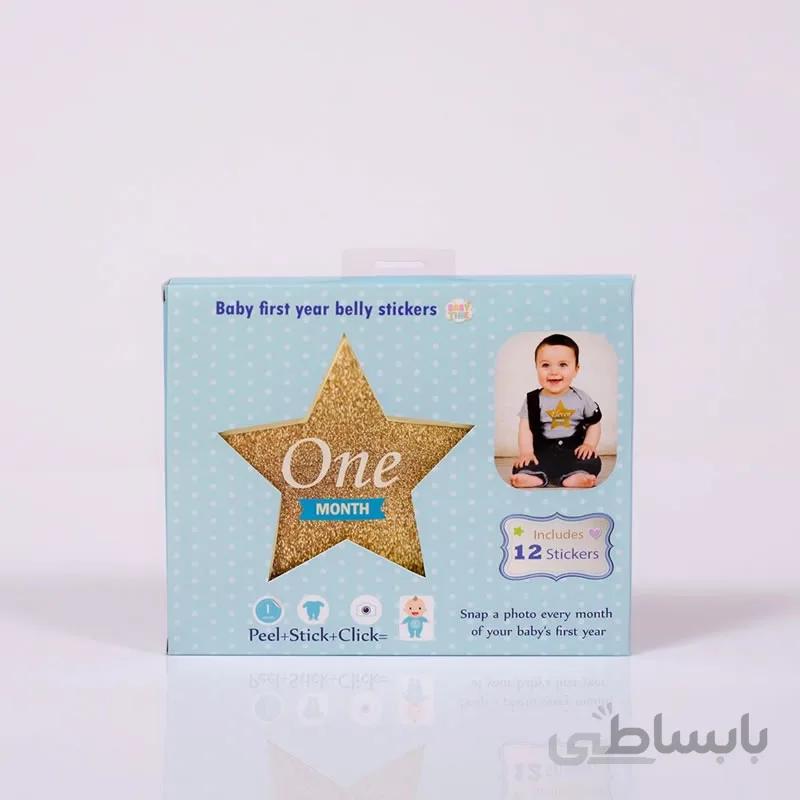 استیکر ماهگرد نوزاد کد 006 بیبی تایم Baby time