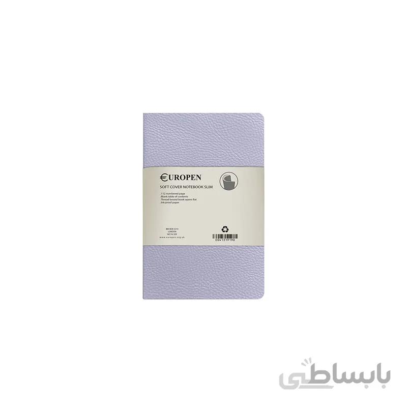دفتر یوروپن مدل NOTEBOOK SOFTCOVER SLIM یاسی پاستیلی