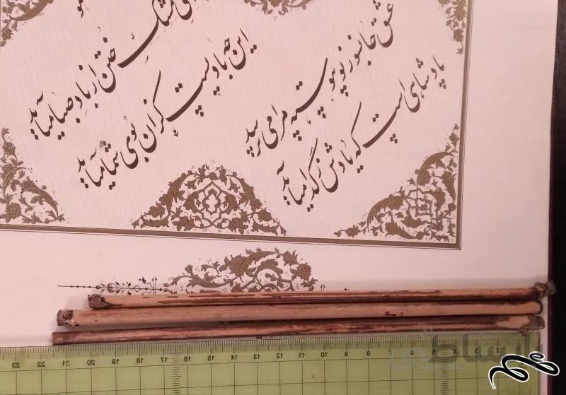 قلم نی دزفولی ممتاز و مرغوب،کشت طبیعی،مناسب اساتیدوهنرمندان حرفه ای،۳عدد