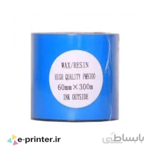 ریبون چاپ لیبل پرینتر WAX / Resin 60mm*300m