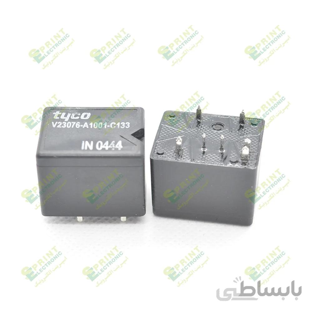 رله 12 ولت 7 پایه 30 آمپر ماشینی TYCO V23076-A1001-C133