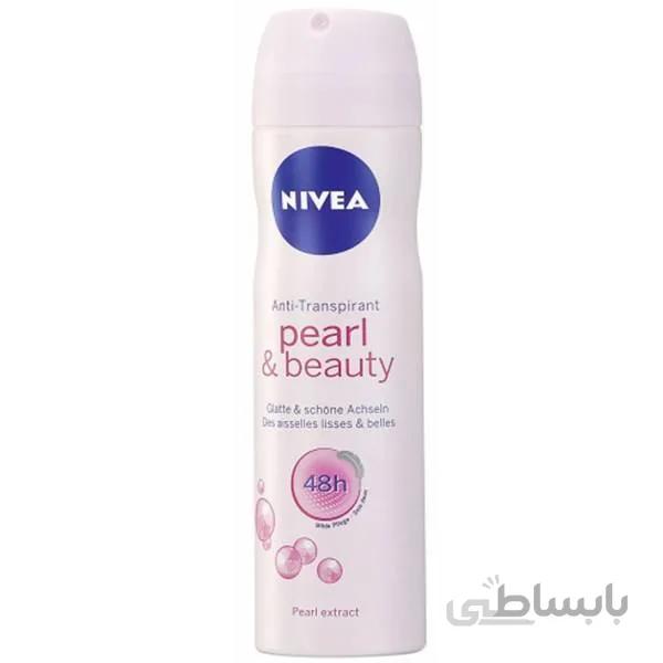 اسپری زنانه نیوآ مدل Silver Pearl Beauty حجم 150 میلی لیتر