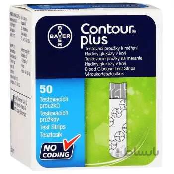 نوار تست قند خون کنتور پلاس ا Contour Plus Blood Glucose Test Strips