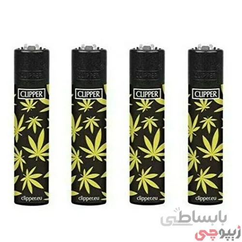 فندک کلیپر اصل بسته ۴ عددی مدل clipper golden