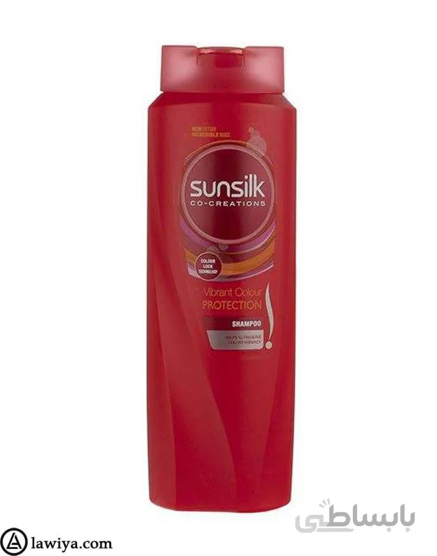 شامپو تثبیت کننده رنگ مو سان سیلک مدل Colour Lock حجم 600 میلی لیتر