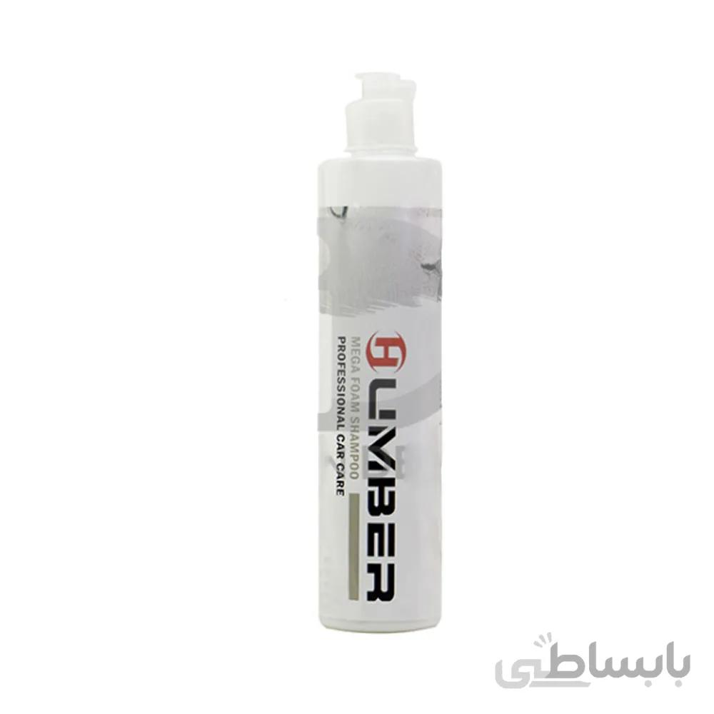 شامپو مگا فوم500میلی لیتری هامبر Humber Mega Foam 500ml ا شامپو مگا فوم500میلی لیتری هامبر محصولی مناسب برای تمیز کردن آسان و فوری سطوح بدنه اتومبیل شماست.استفاده از این محصول درخشنگی و براقیت بسیاری به بدنه خودرو شما میبخشد و نسبت ترکیب آن با آب 1به 100 است .