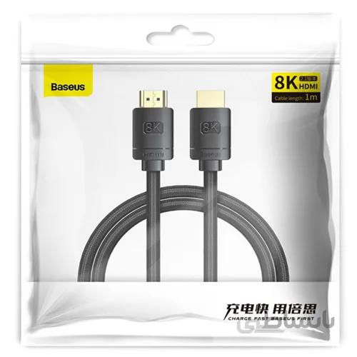 کابل HDMI بیسوس Baseus High Definition Series 8K HDMI 2.1 Cable CAKGQ-L01 طول 3 متر