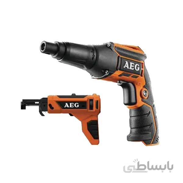 پیچ گوشتی خشابی شارژی AEG مدل BTS18BL+SET1820 ا AEG cordless screwdriver model BTS18BL + SET1820