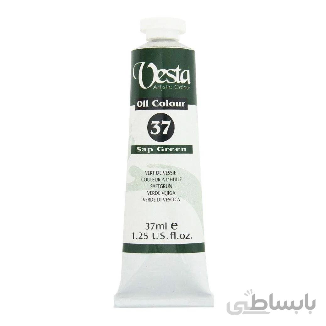 رنگ روغن تکی وستا مدل Sap Green 37 حجم 37 میلی لیتر
