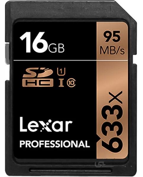 کارت حافظه لکسار Lexar SDHC 16 GB (95mb/s) 633X