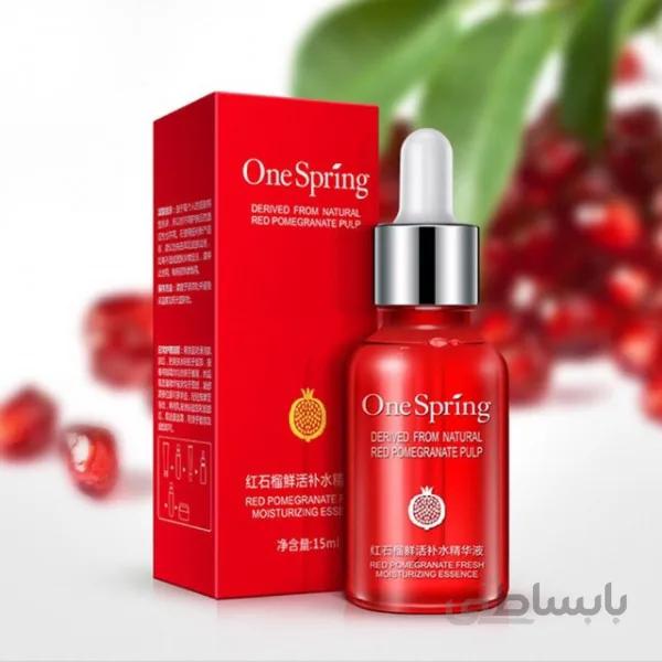 سرم مغذی و روشن کننده انار سرخ وان اسپرینگ ا OneSpring Red Pomegranate Lotion Nourishing Moisturizing