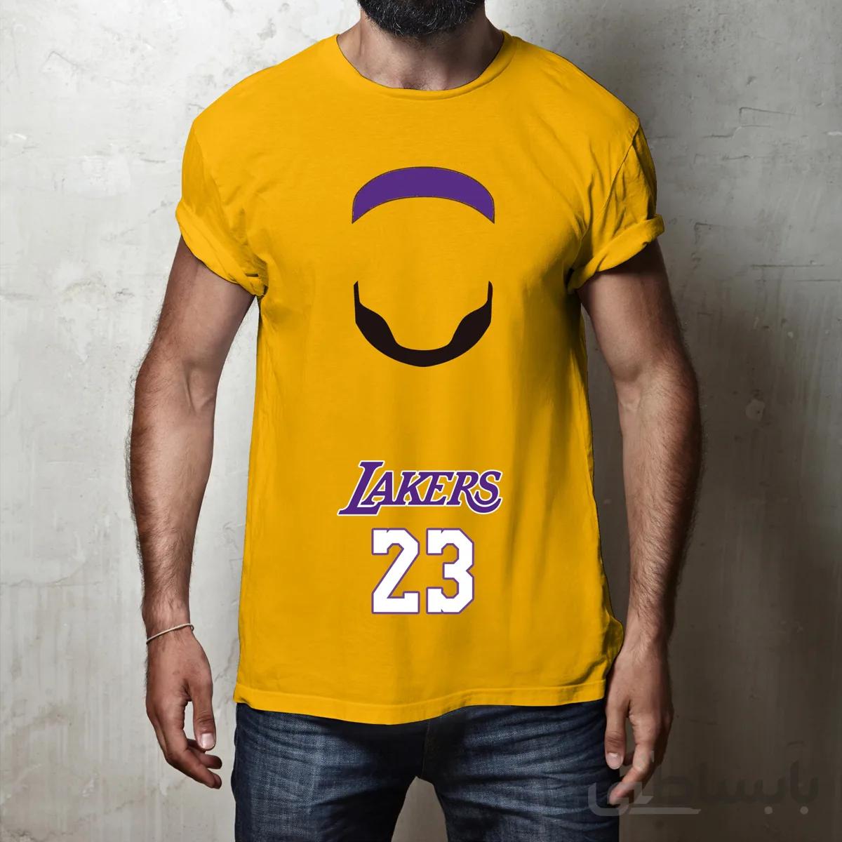 تیشرت کینگ لبران جیمز در لباس لیکرز-LeBron James-Lakers-bascketball-بسکتبال